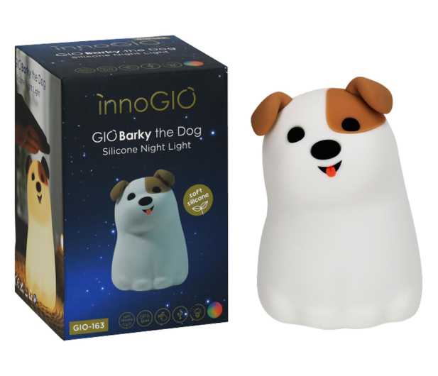 InnoGIO Silikonowa lampka nocna BARKY THE DOG - 1537906 - zdjęcie 2